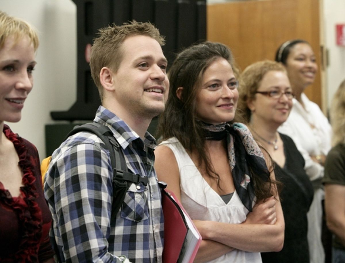 Charlotte d'Amboise, T.R. Knight and Lara Pulver at 